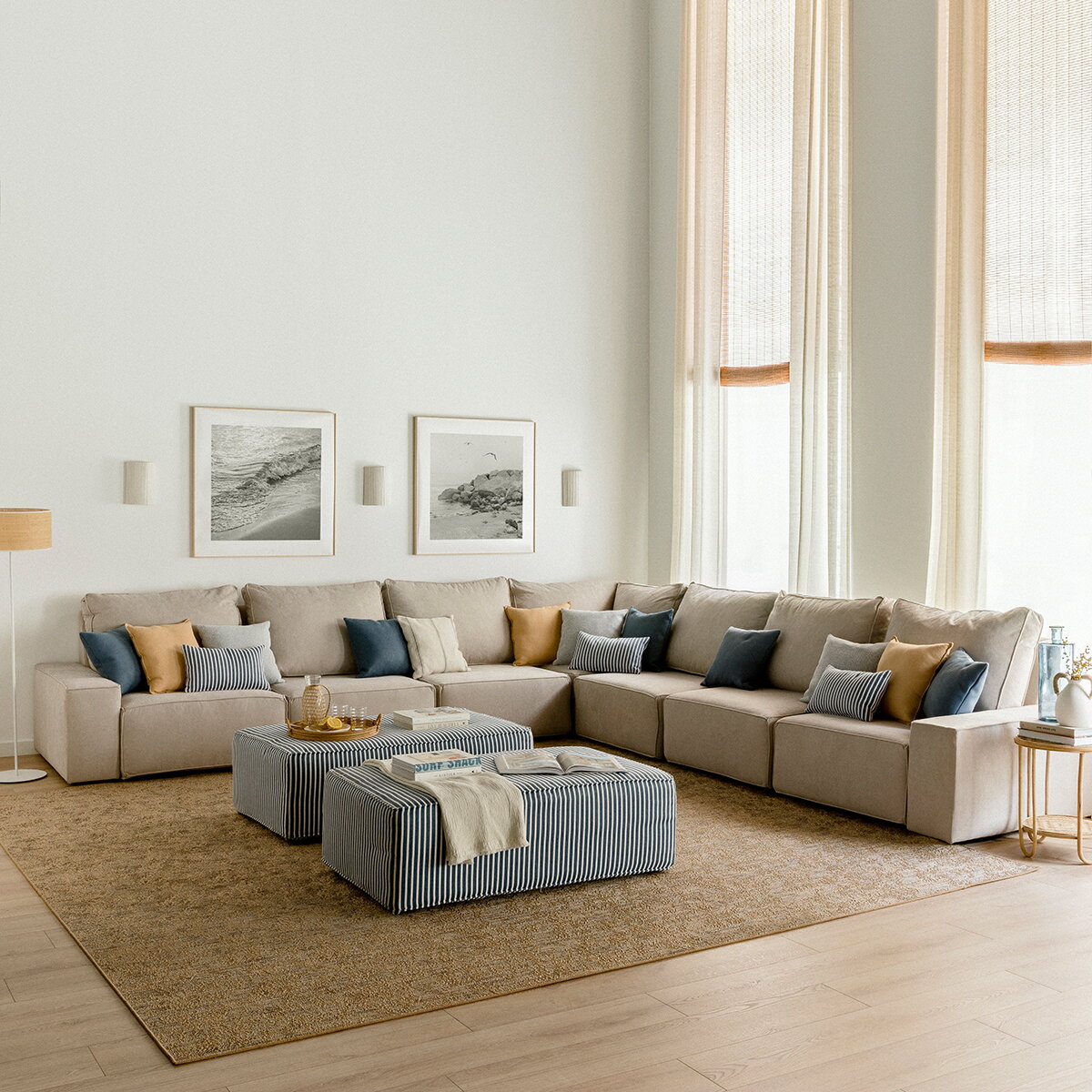 Loft sofá rinconera 7 plazas personalizable