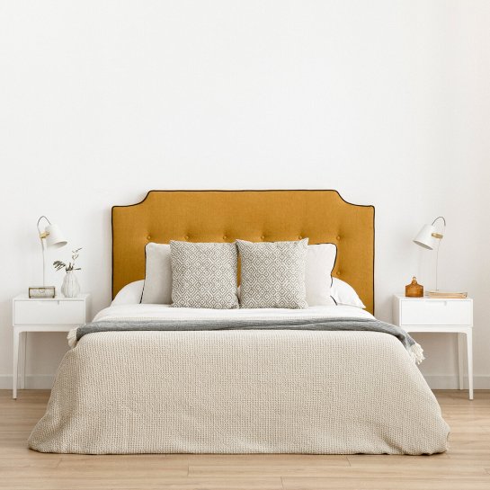 Cabecero personalizable Solum Medidas cabeceros Para cama de 180 cm Colores  tapizados Nido 5 beige | Kenayhome