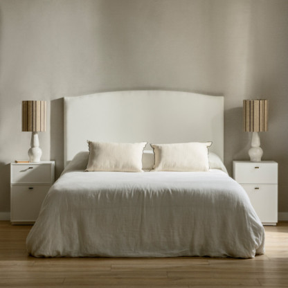 Cabecero personalizable Solum Medidas cabeceros Para cama de 180 cm Colores  tapizados Nido 5 beige | Kenayhome